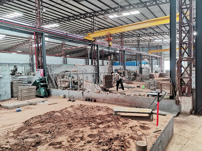 翻砂铸造生产车间